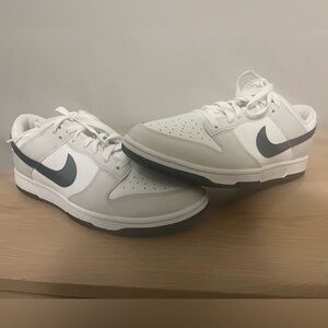 Nike Dunk Low White Midnight, Navy